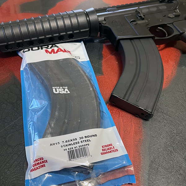 Duramag ar15 7 62x39 stainless steel magazine 30 rnd blk blk